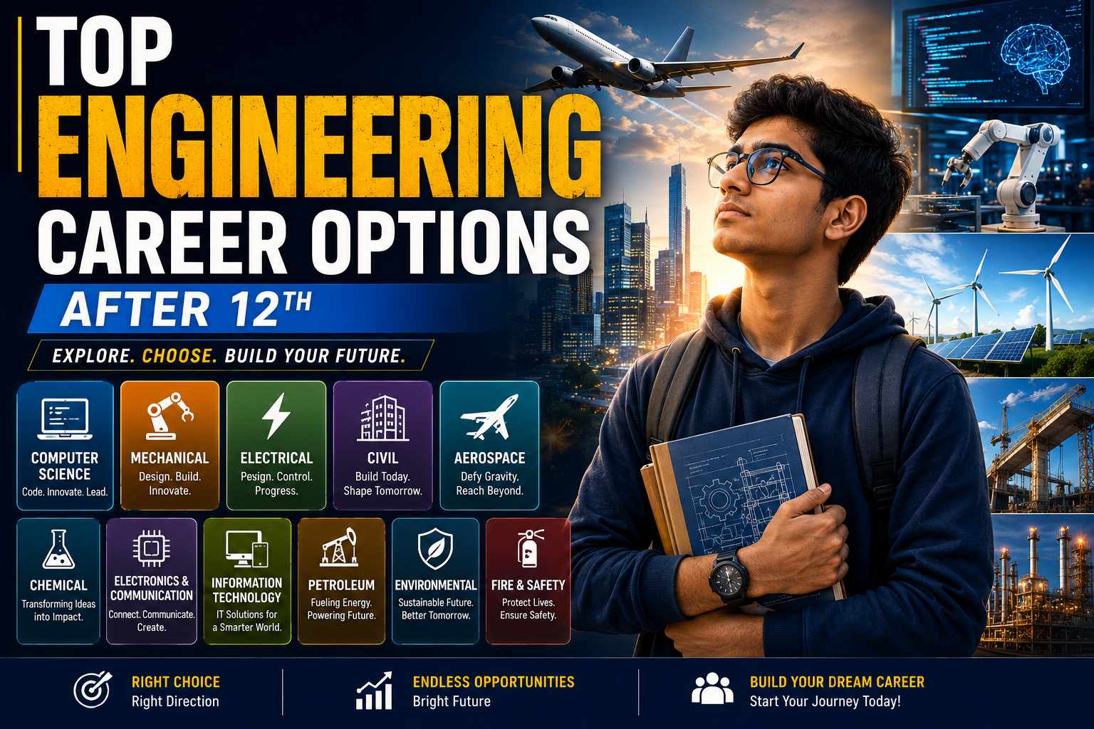 Top Engineering Career Options After 12th